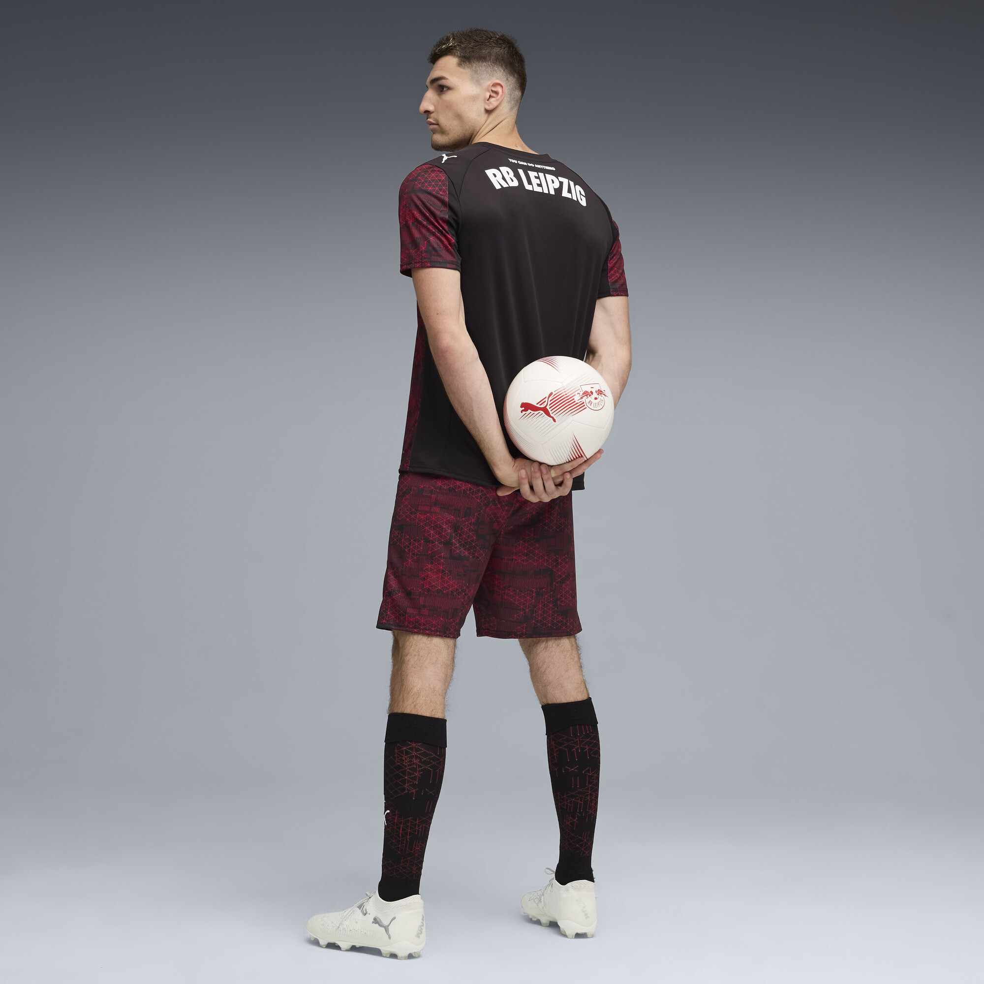 PUMA RB Leipzig 25/26 short voor Heren, Zwart/Rood, Maat XXL thumbnail 4