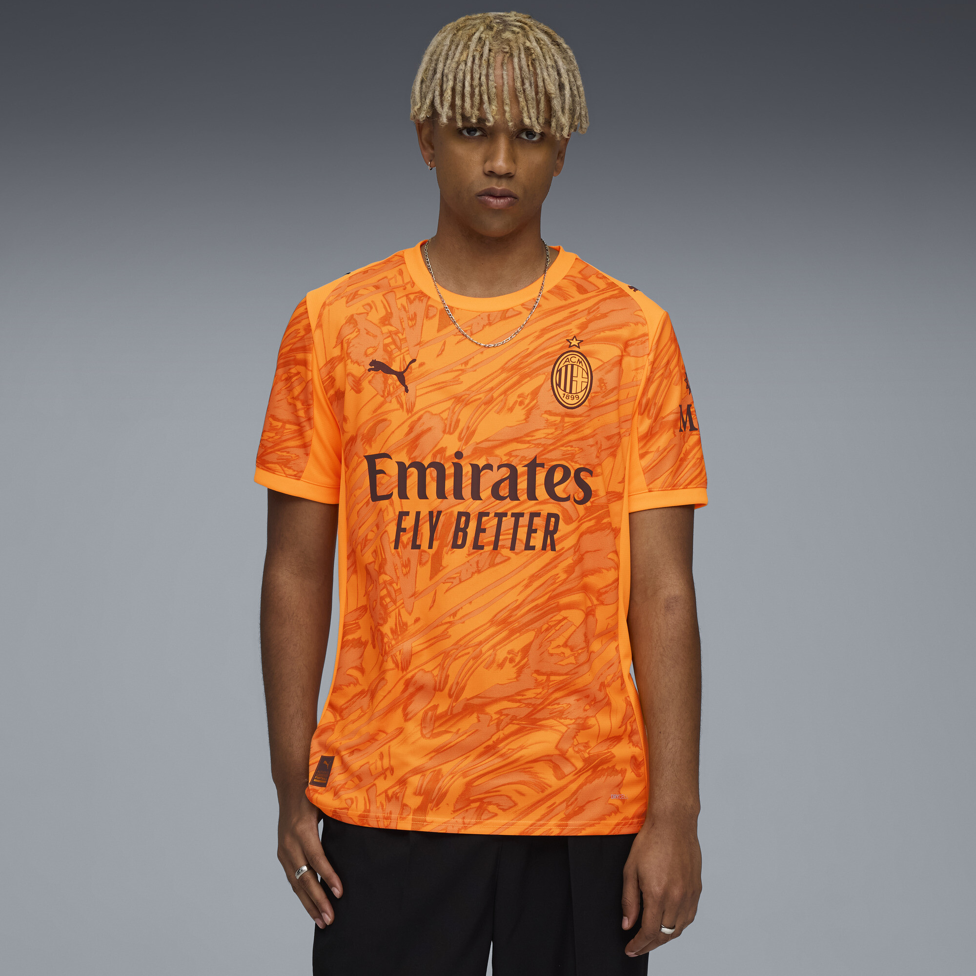 PUMA AC Milan 25/26 keepershirt voor Heren, Zwart, Maat XS thumbnail 4