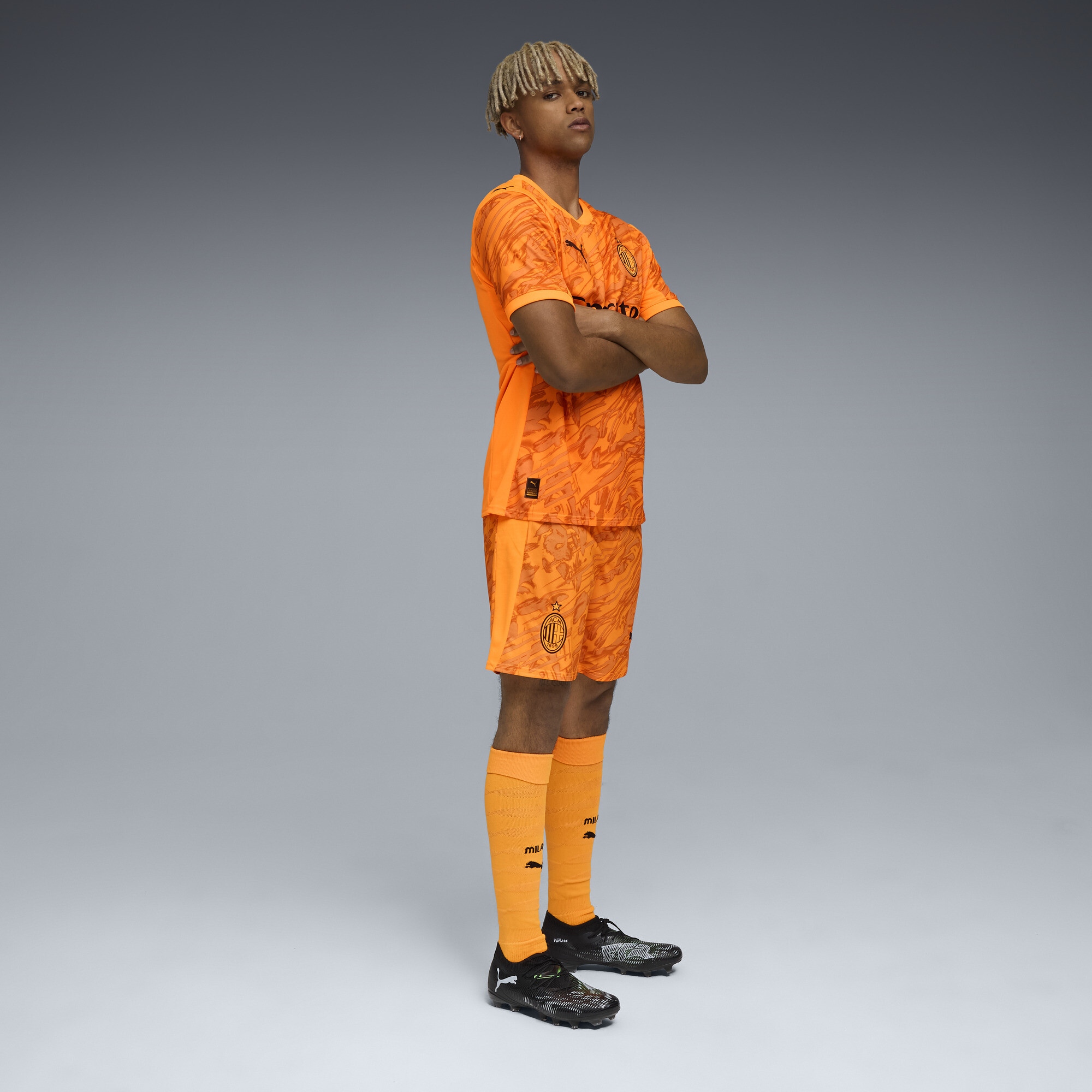 PUMA AC Milan 25/26 keepersshort voor Heren, Zwart, Maat XXL thumbnail 2