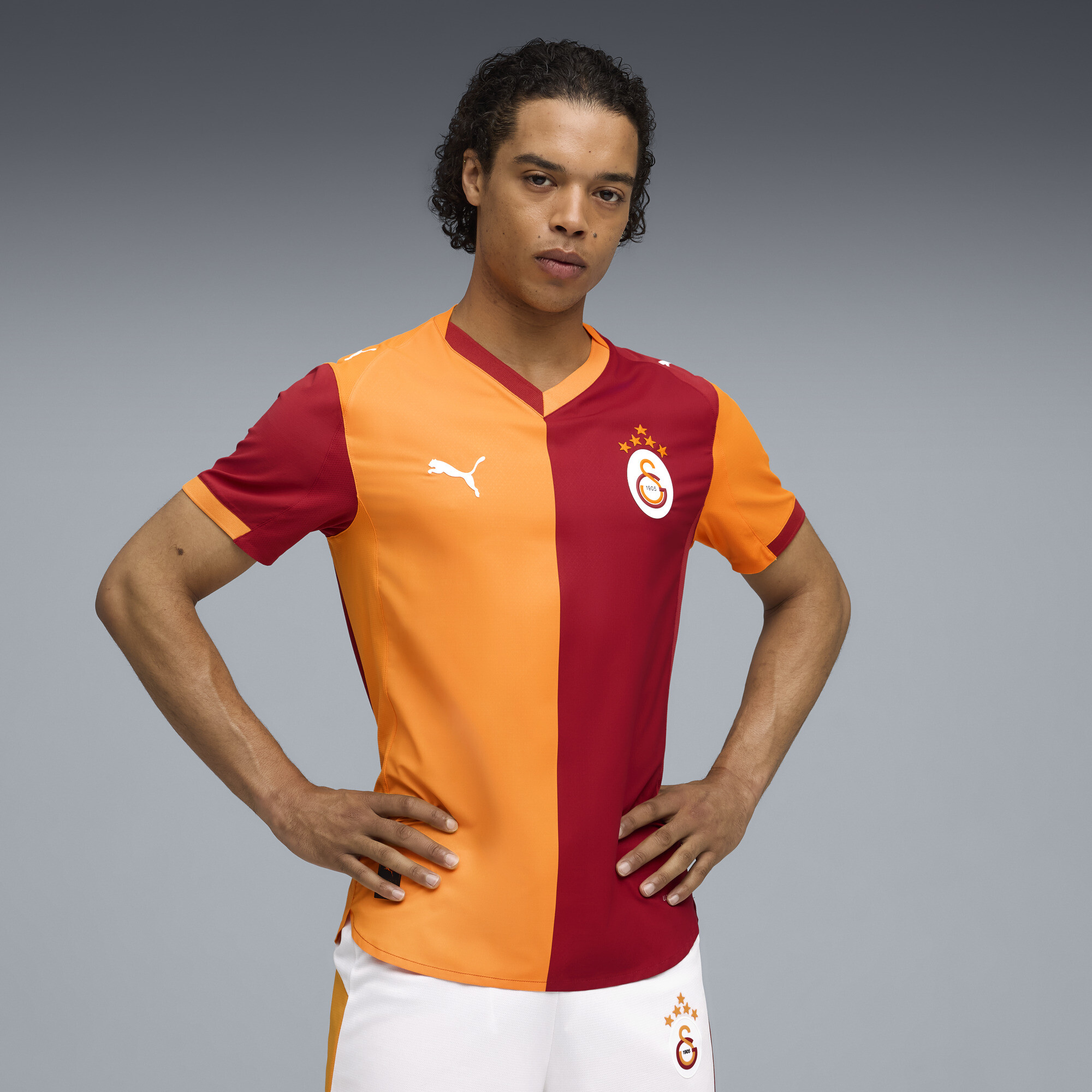 PUMA Galatasaray SK 25/26 Authentic thuisshirt voor Heren, Rood/Oranje, Maat S thumbnail 6