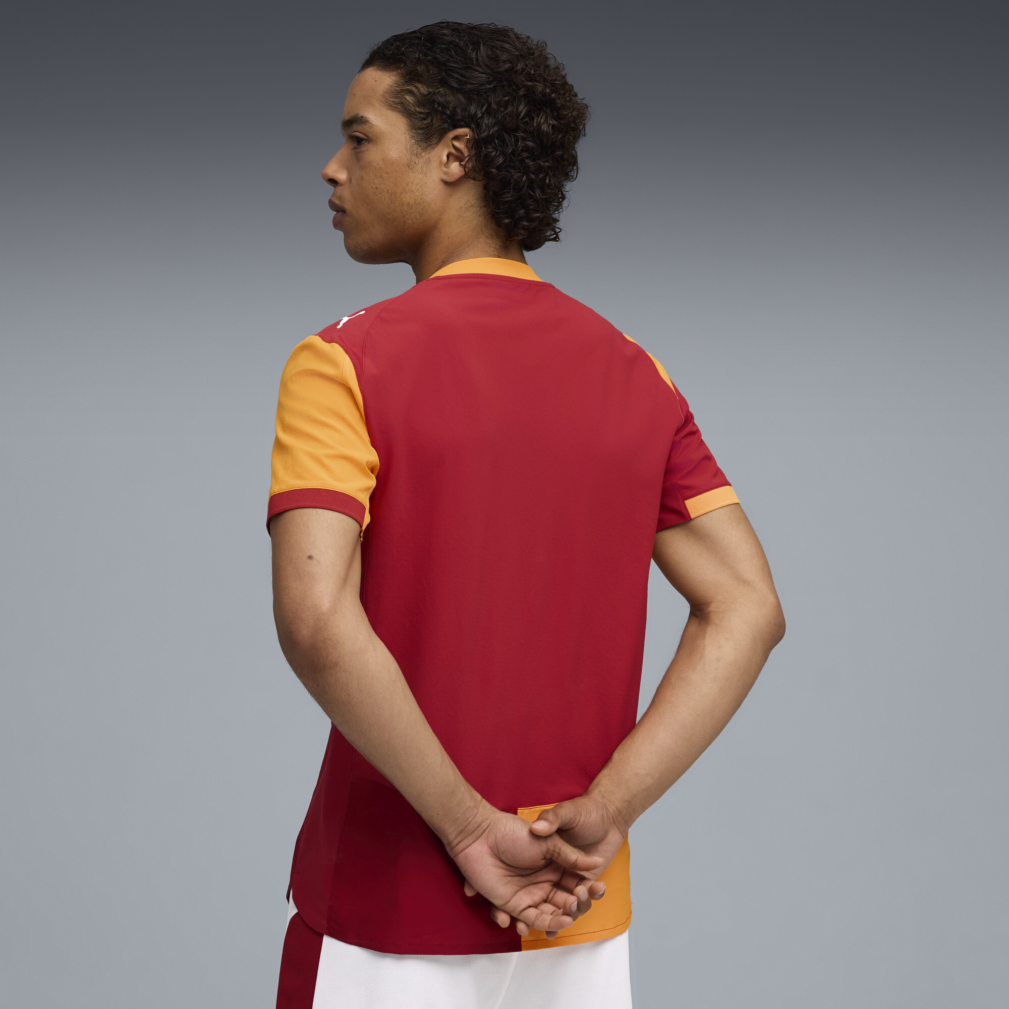 PUMA Galatasaray SK 25/26 Authentic thuisshirt voor Heren, Rood/Oranje, Maat S thumbnail 3