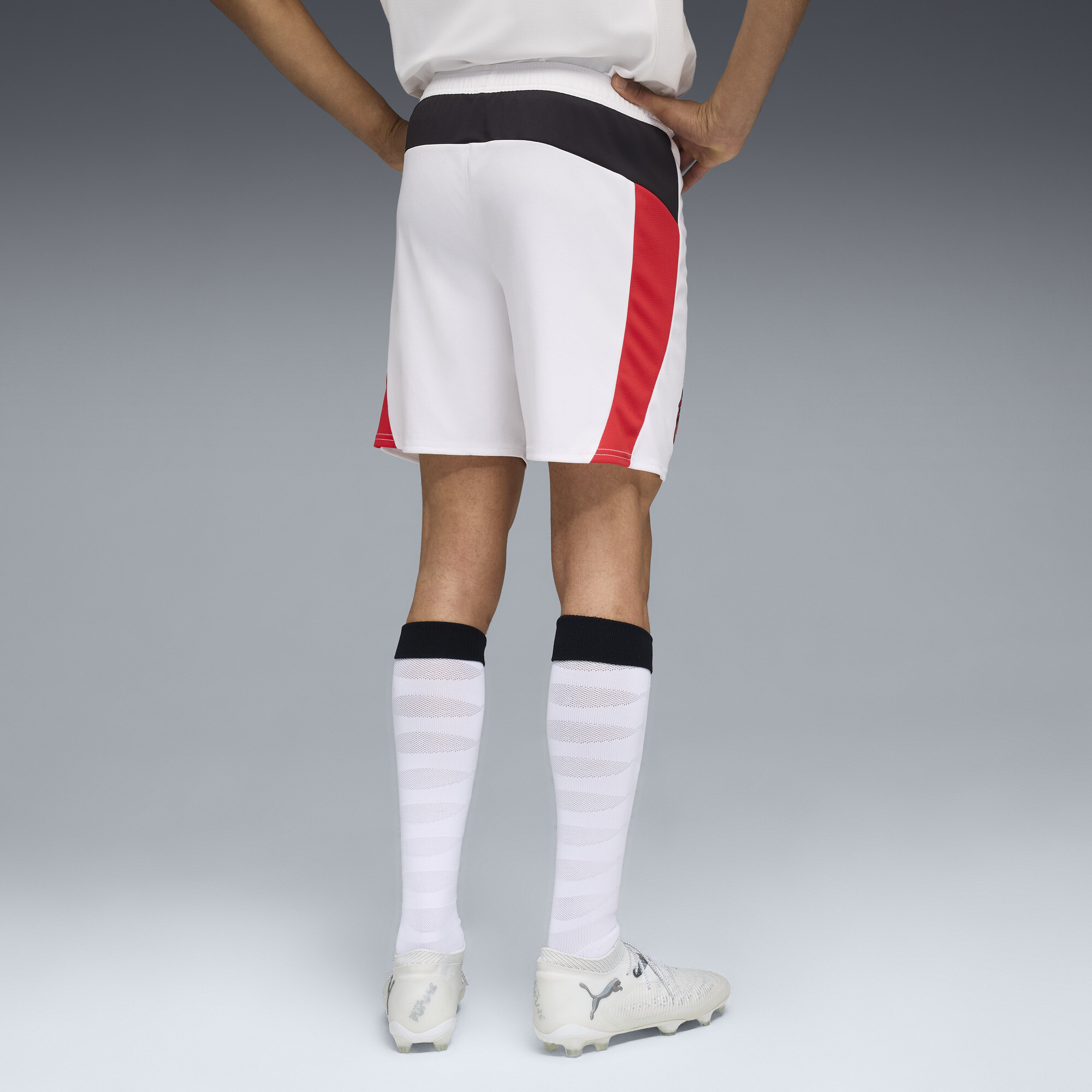 PUMA AC Milan 25/26 short voor Heren, Rood/Wit, Maat S thumbnail 3