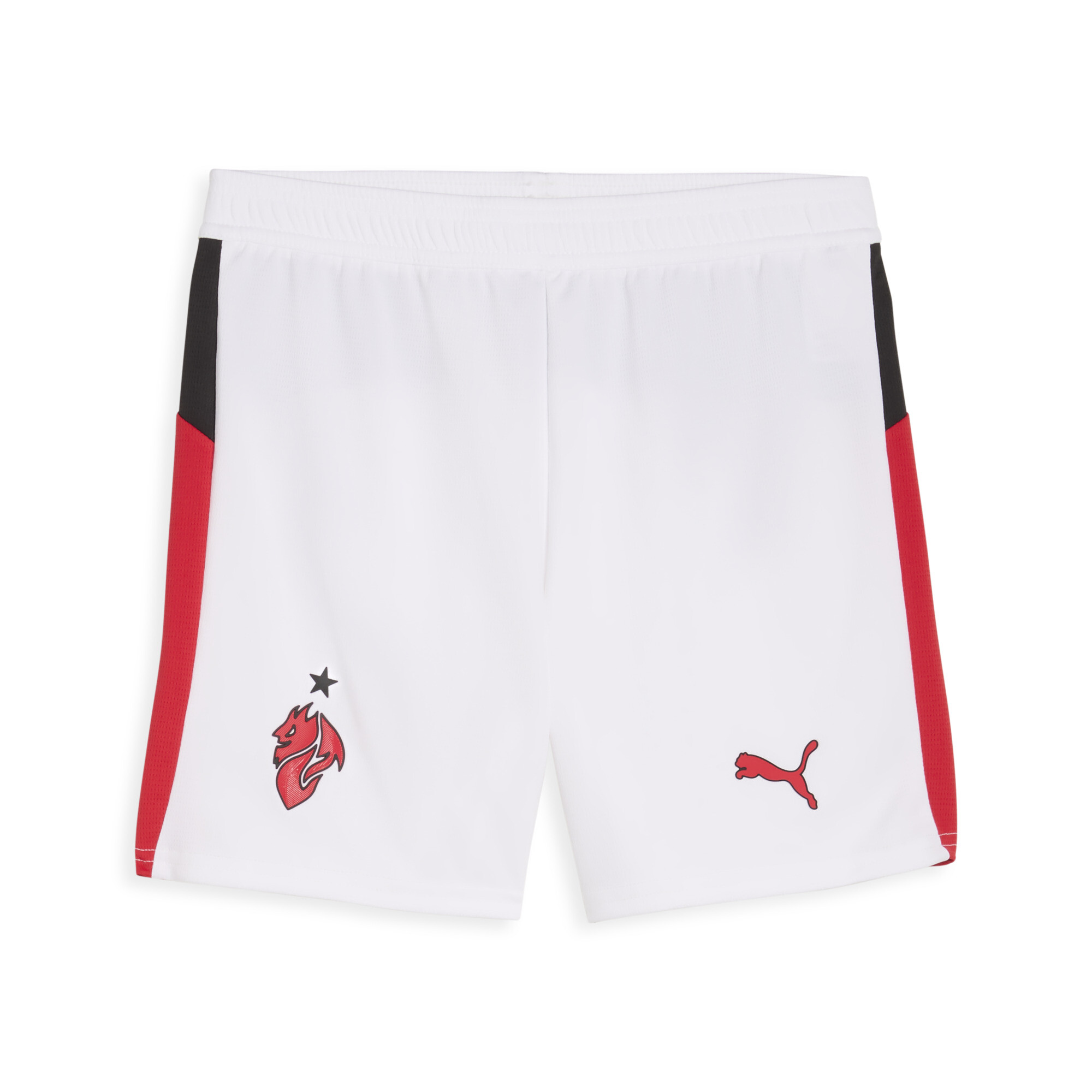 PUMA AC Milan 25/26 short, Rood/Wit, Maat 9-10Y thumbnail 3
