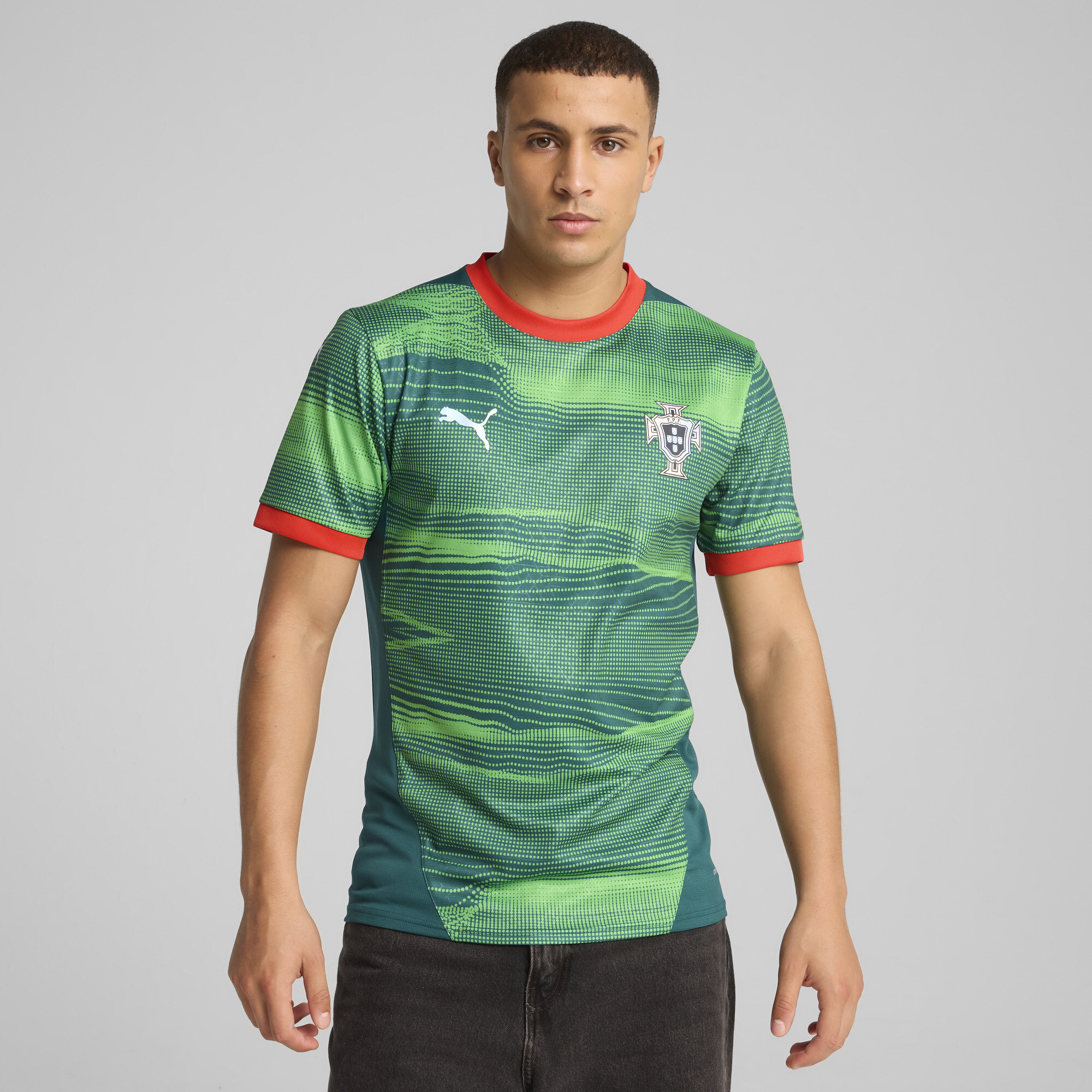 Puma Portugal Esports Trikot Herren | Mit Other Pattern | Blessing Green | Größe: XXS