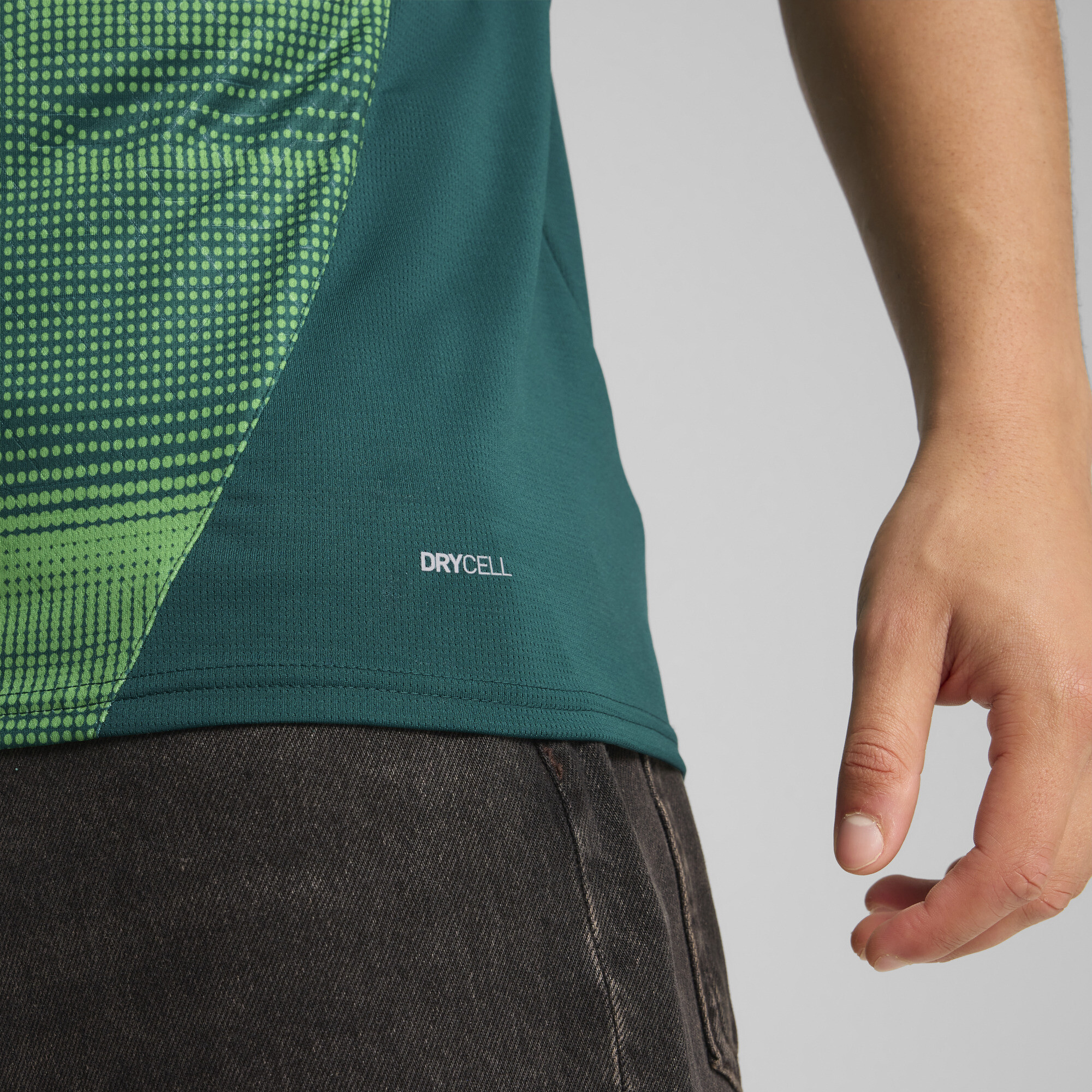 PUMA Portugal Esportsshirt voor Heren, Groen, Maat L thumbnail 4