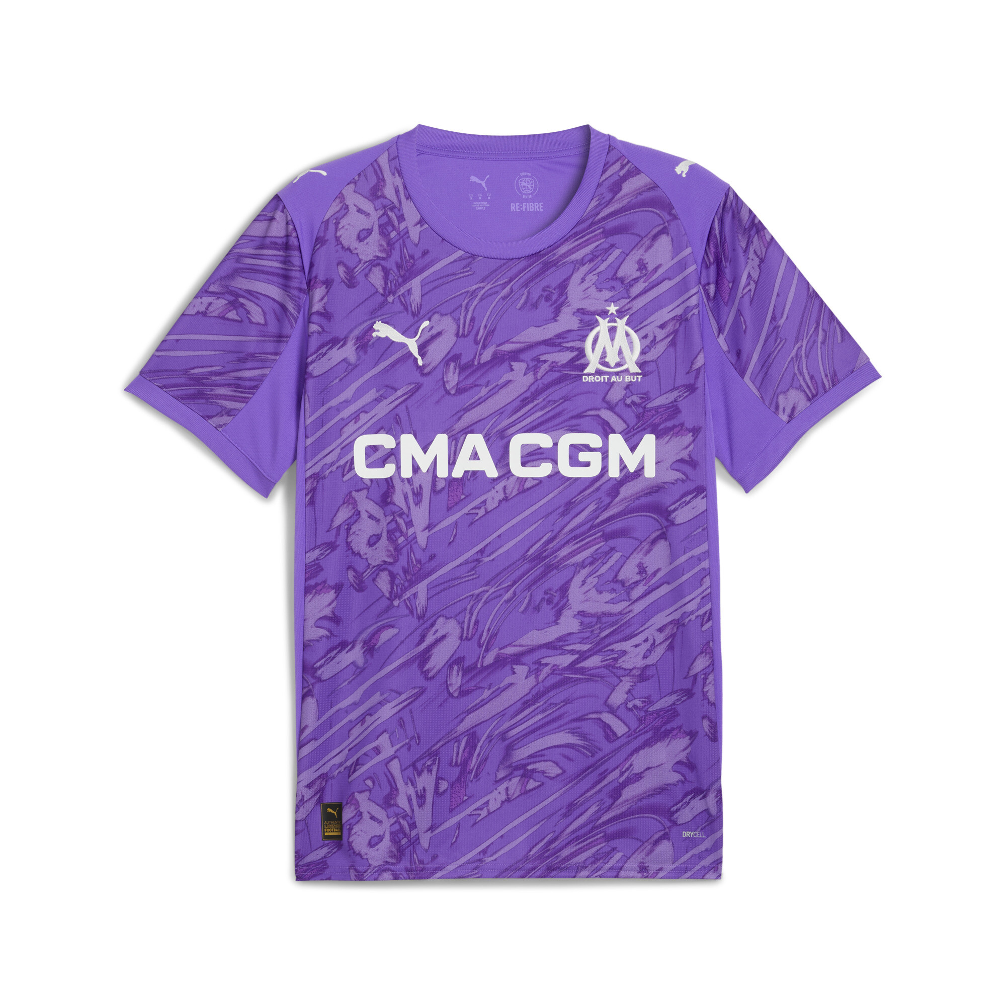 Puma Olympique de Marseille 25/26 Torwarttrikot Herren | Mit Other Pattern | Dark Amethyst/White | Größe: XL