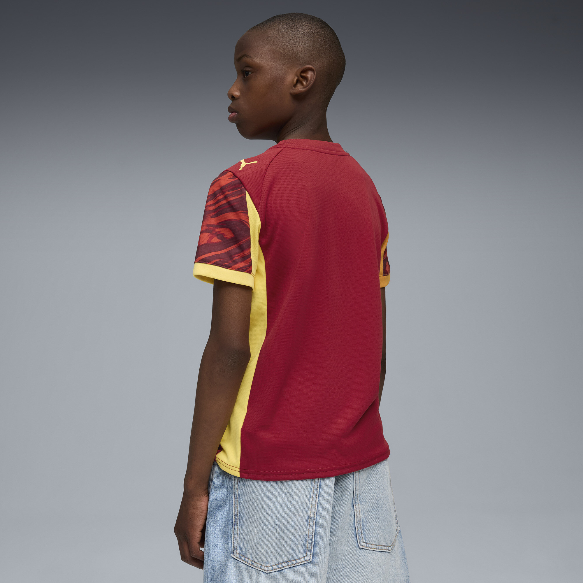 PUMA Olympique de Marseille 25/26 keepersshirt, Geel, Maat 7-8Y thumbnail 4