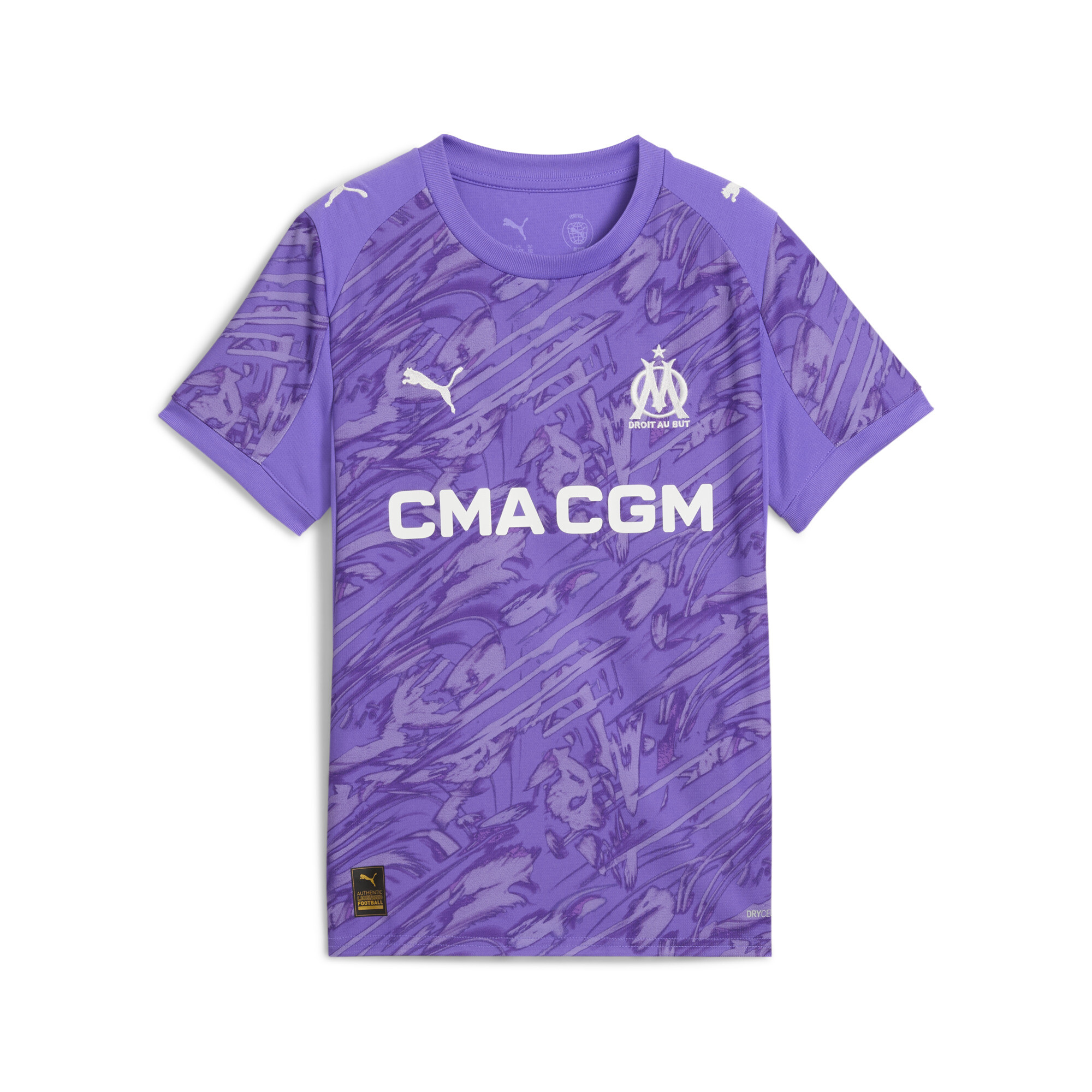 PUMA Olympique de Marseille 25/26 keepersshirt, Wit, Maat 7-8Y thumbnail 3