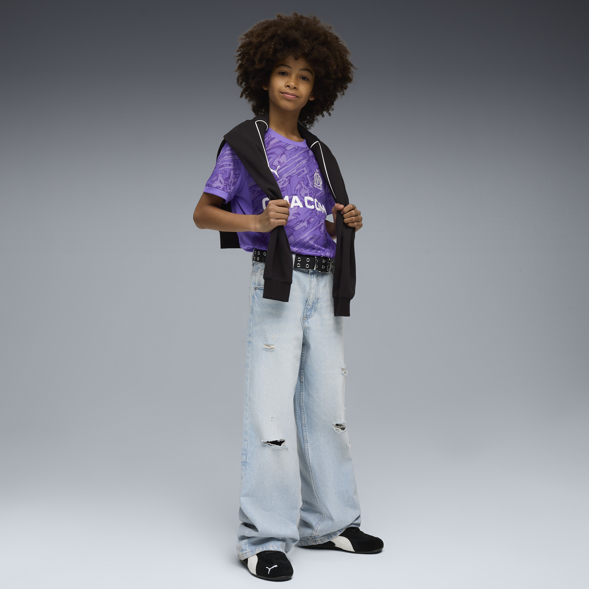 PUMA Olympique de Marseille 25/26 keepersshirt, Wit, Maat 7-8Y thumbnail 5