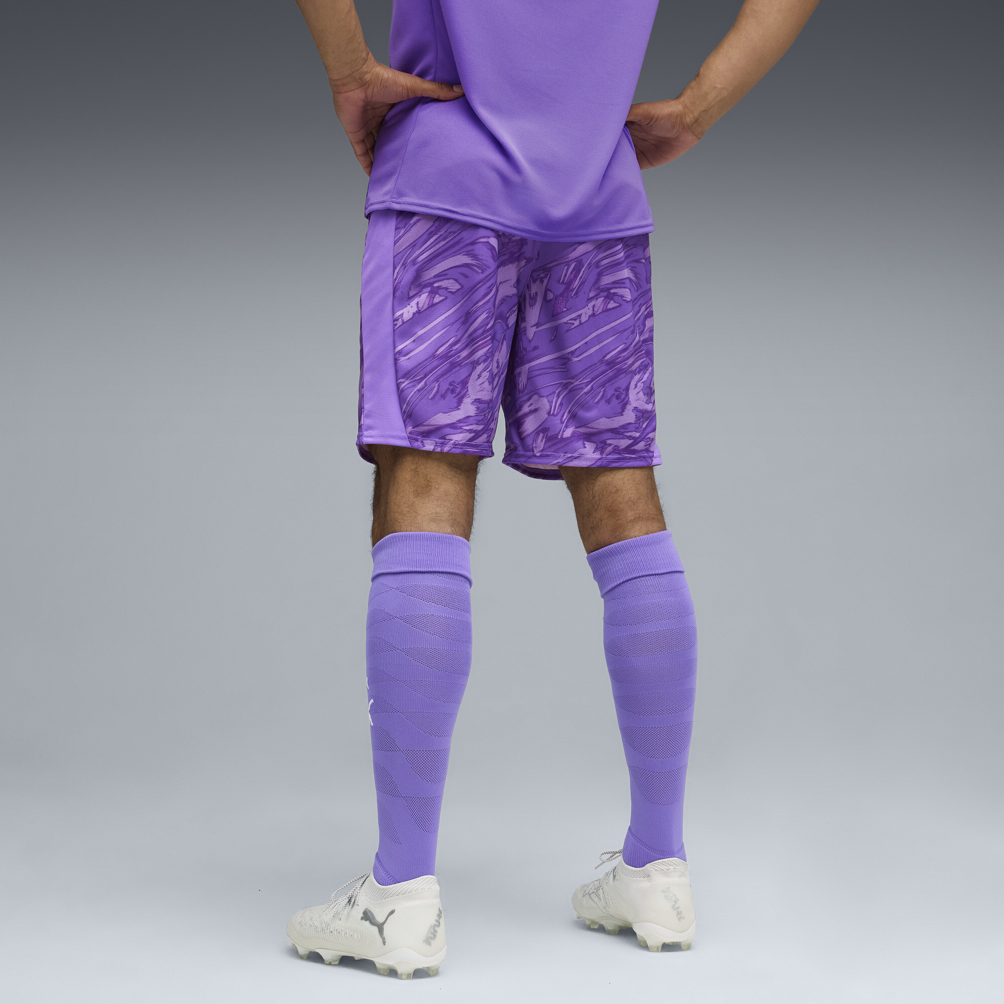 PUMA Olympique de Marseille 25/26 keepersshort voor Heren, Wit, Maat S thumbnail 3