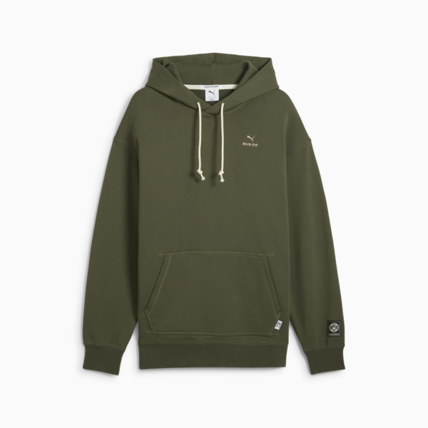 Borussia Dortmund MMQ Hoodie Men, Green Moss, large-ZAF