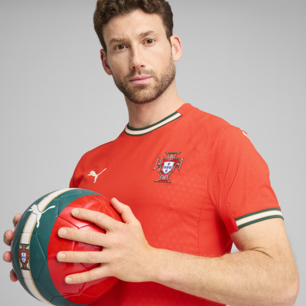 Portugal 2025 Authentic Home Jersey Men, Sport Red-Sugared Almond, large-ZAF