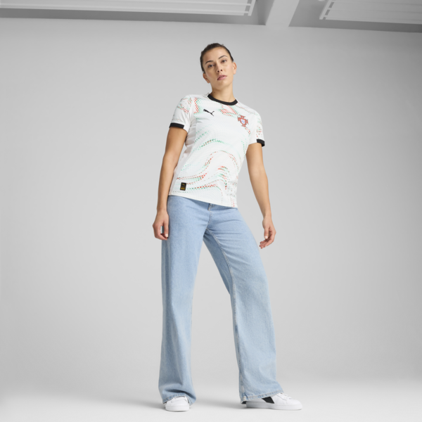 Portugal 2025 Away Jersey Women, PUMA White-PUMA Black, large-ZAF