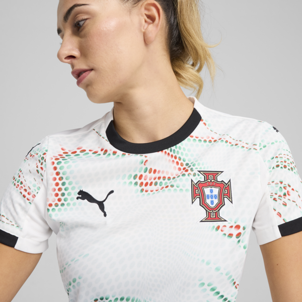 Portugal 2025 Away Jersey Women, PUMA White-PUMA Black, large-ZAF