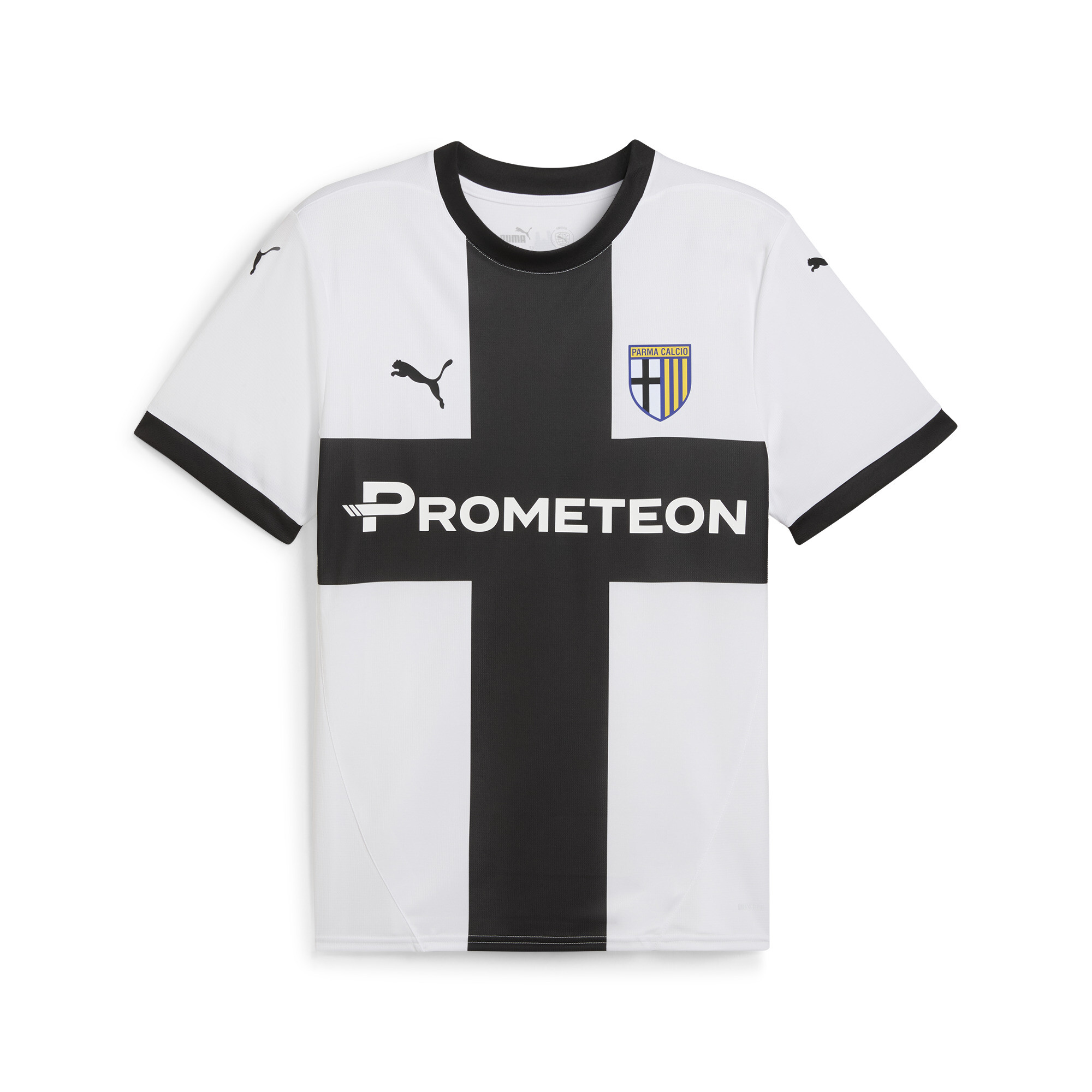 Puma Parma Calcio 24/25 Heimtrikot Herren | Mit Print | White/Black | Größe: L