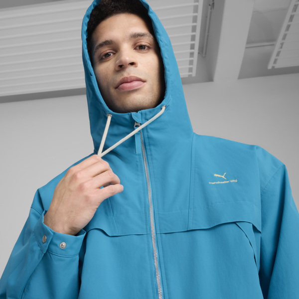 Campera del Manchester City MMQ para hombre, Tropical Blue-Pale Lemon, large-ARG