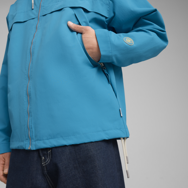 Campera del Manchester City MMQ para hombre, Tropical Blue-Pale Lemon, large-ARG