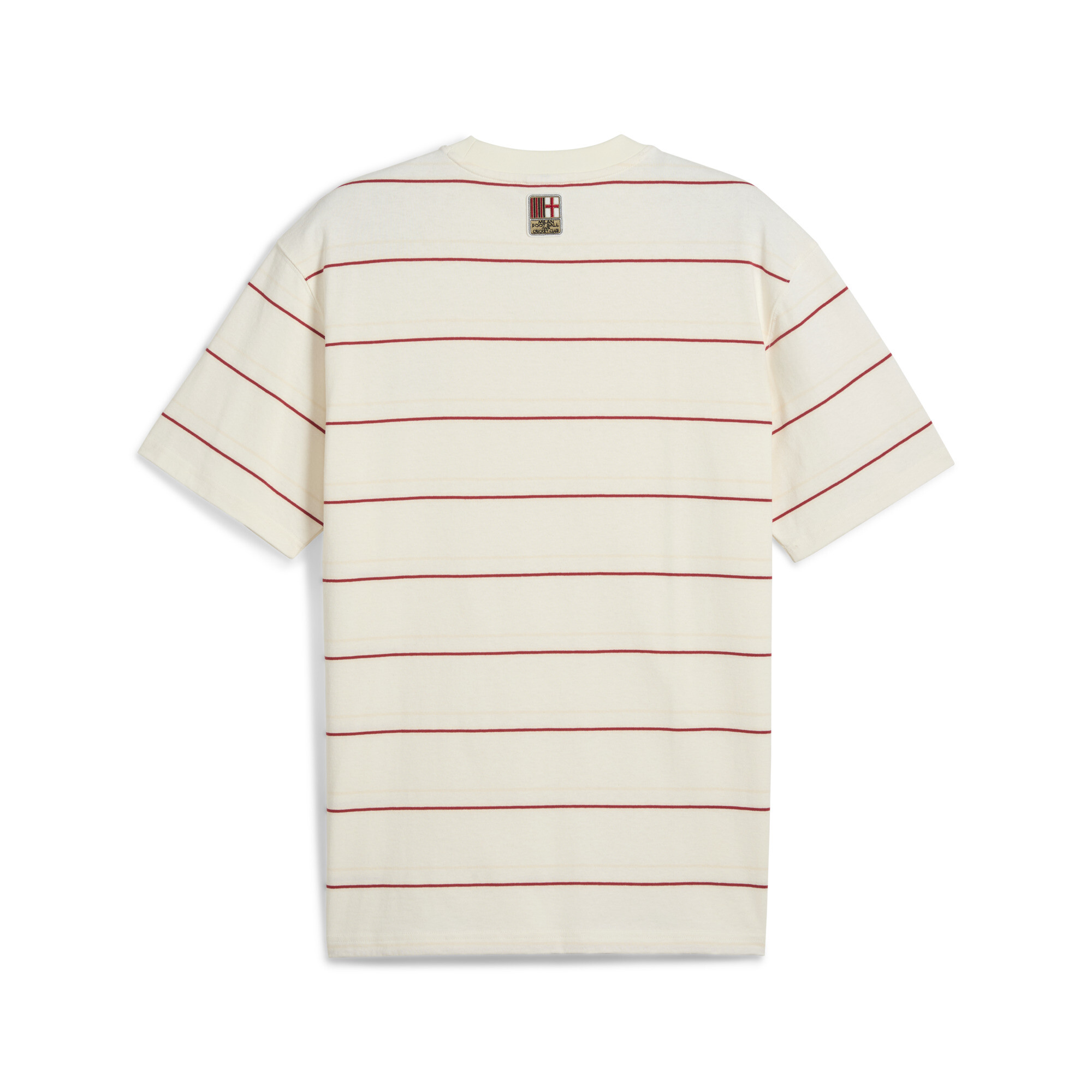 AC Milan MMQ gestreept T-shirt voor Heren, Rood/Wit, Maat XXL | PUMA
