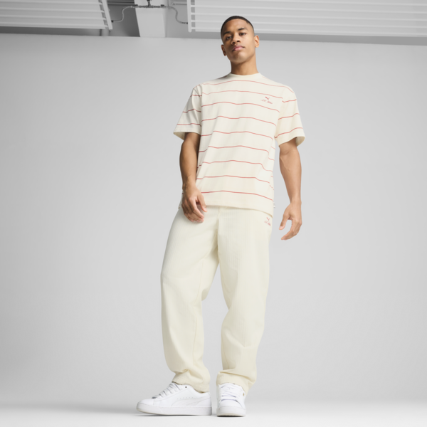 AC Milan MMQ Striped Tee Men, Warm White-Club Red, large-ZAF