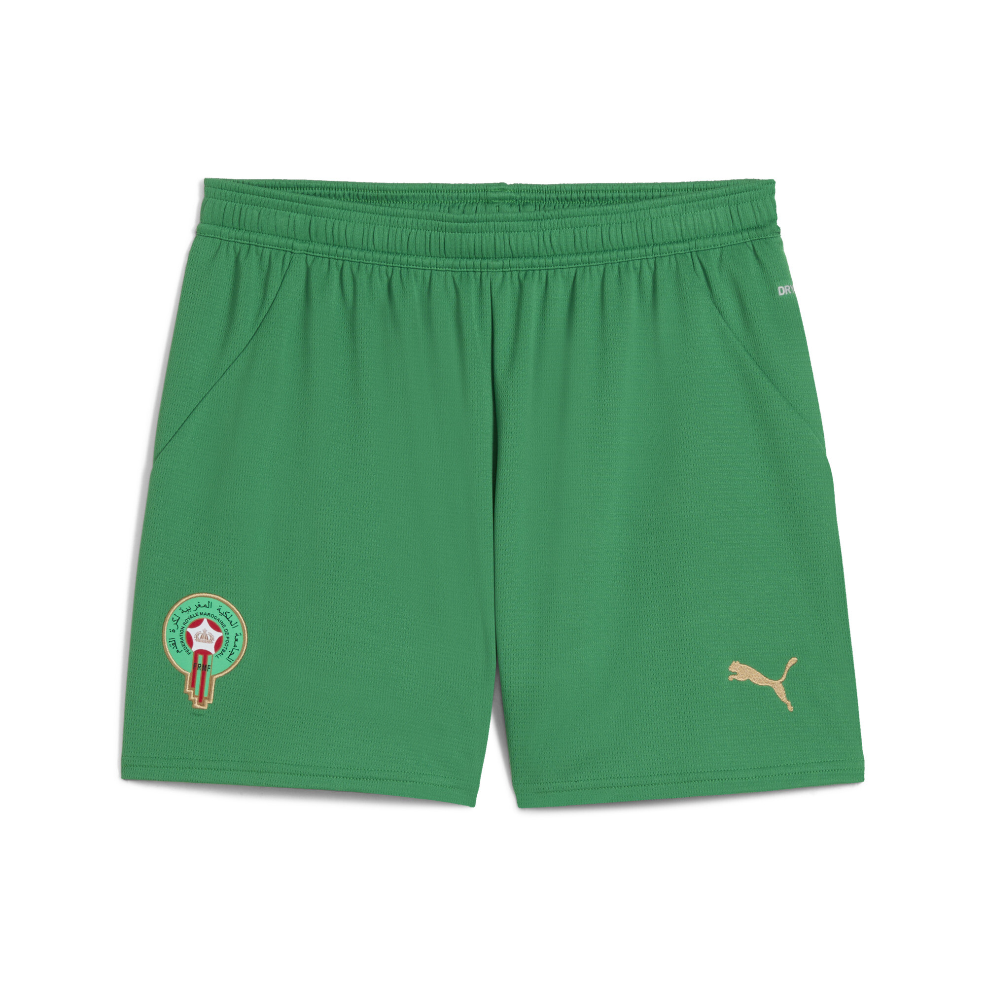 Women's Puma Morocco 2025 Shorts, Green, Size XS, Clothing