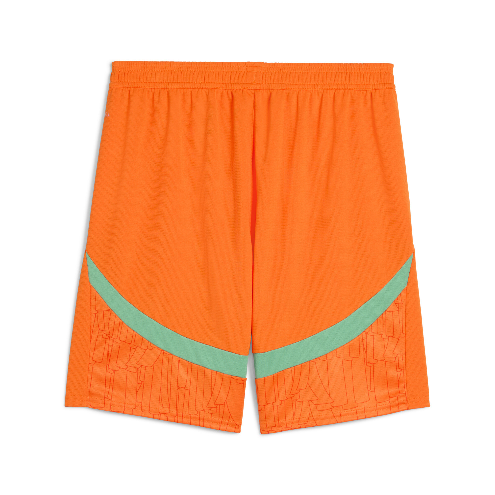 Men's Puma Ivory Coast 2025 Shorts, Orange, Size XL, Clothing