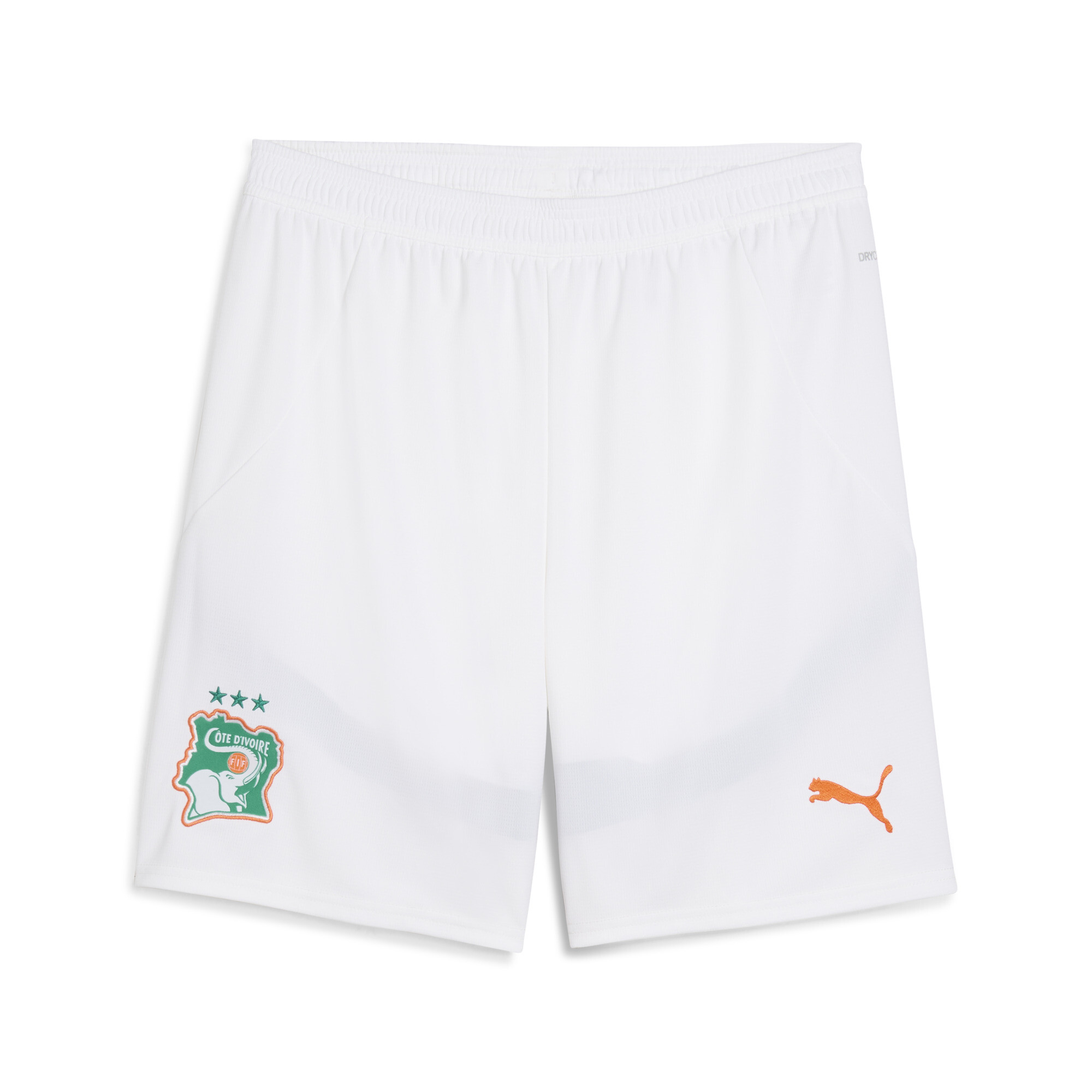 PUMA Ivoorkust 2025 short voor Heren, Wit, Maat M thumbnail 3