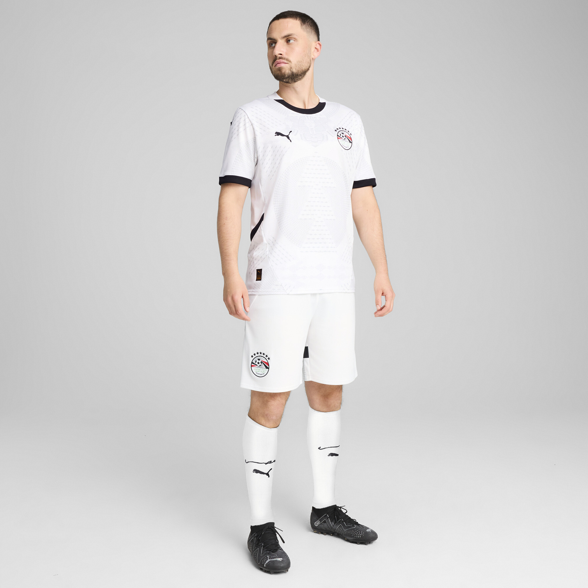 Egypte 2025 short voor Heren, Grijs/Wit, Maat 3XL | PUMA