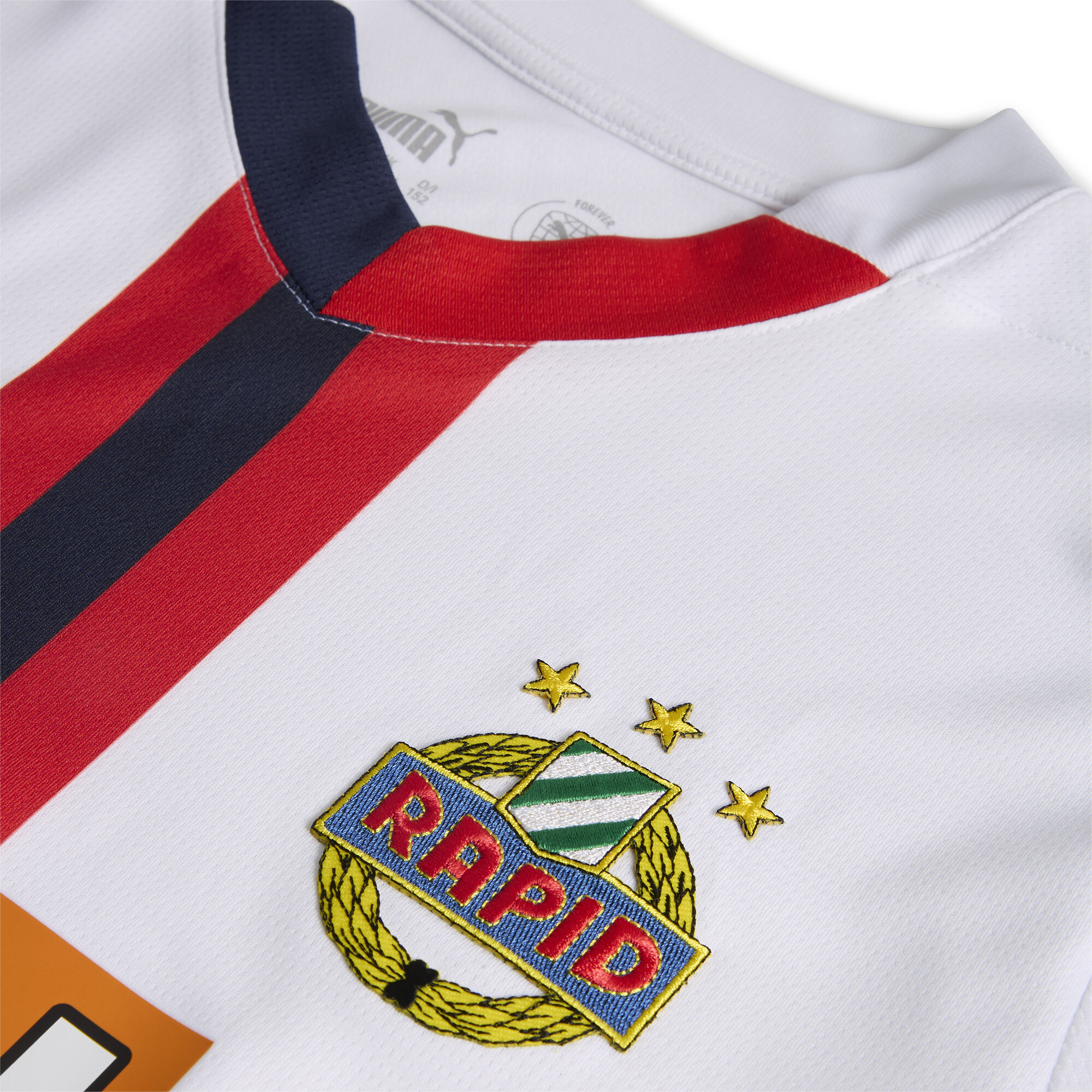 Puma SK Wien 24/25 Away Jersey Youth, White, Size 13-14Y, Clothing