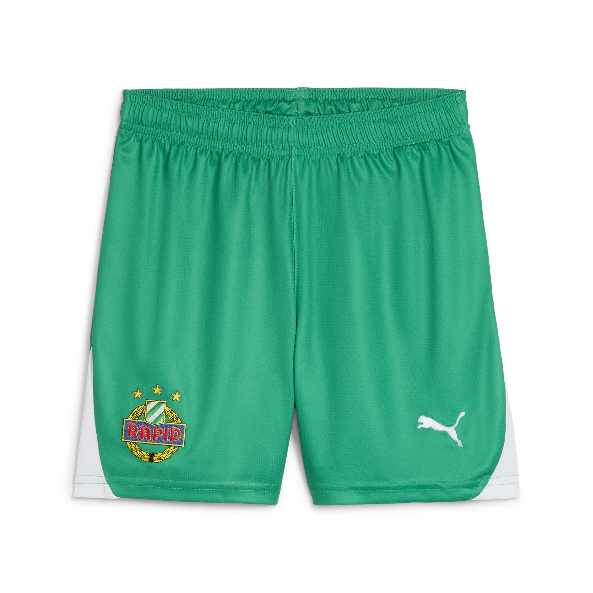 Puma SK Rapid Wien Fußballshorts Teenager Für Für Kinder | Mit Plain | Sport Green/White | Größe: 2-3Y