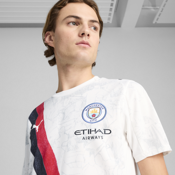 KIDSUPER x MANCHESTER CITY Jersey Men, PUMA White-PUMA Black, large-ZAF