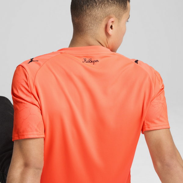 KIDSUPER x MANCHESTER CITY Jersey Men, Neon Sun-PUMA Black, large-ZAF