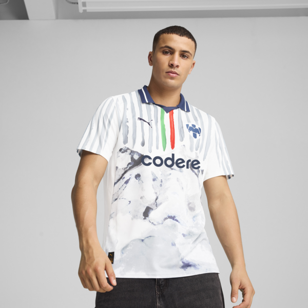 Jersey KIDSUPER x CF MONTERREY Replica Hombre, PUMA White-Deep Navy, large-MEX