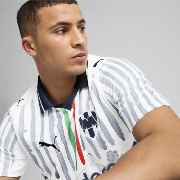 Jersey KIDSUPER x CF MONTERREY Replica Hombre, PUMA White-Deep Navy, large-MEX