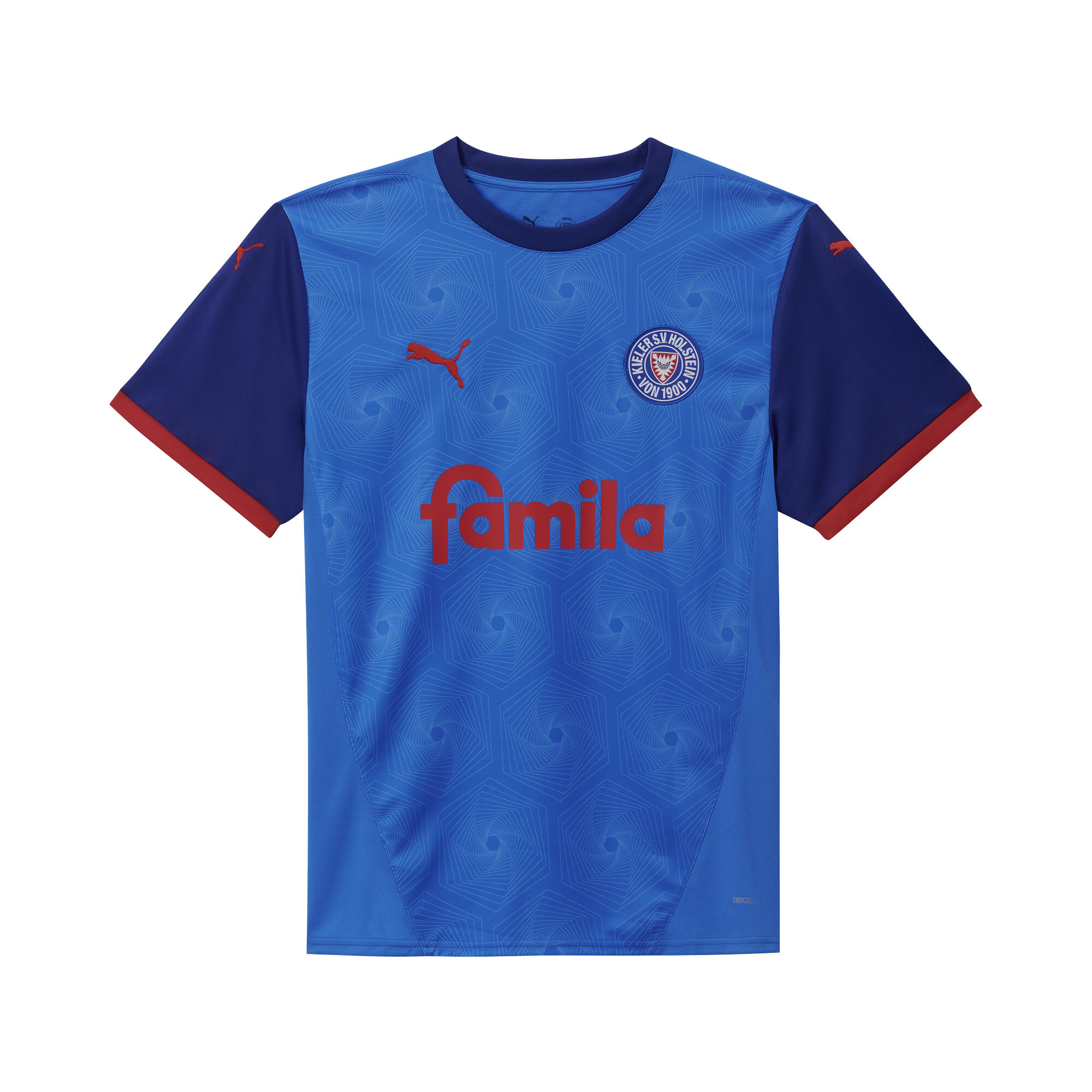 Puma Holstein Kiel 24/25 Home Jersey Youth, Blue, Size 13-14Y, Clothing