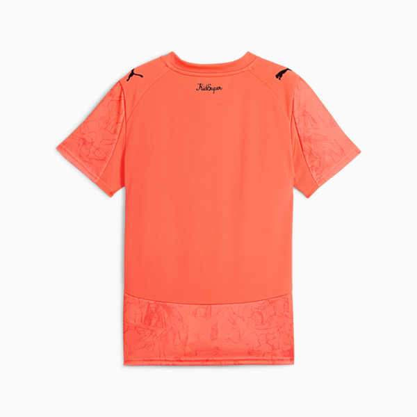 KIDSUPER x MANCHESTER CITY Jersey Youth, Neon Sun-PUMA Black, large-ZAF