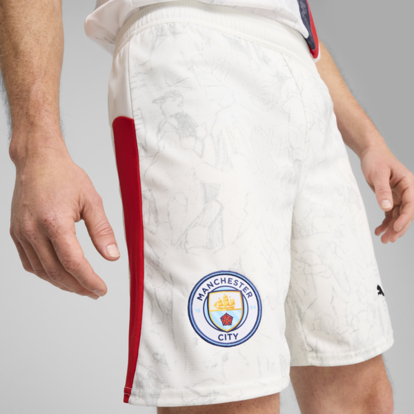 Shorts KID SUPER x MANCHESTER CITY para hombre, PUMA White-PUMA Black, large-ARG