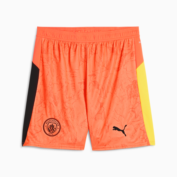 Shorts KID SUPER x MANCHESTER CITY para hombre, Neon Sun-PUMA Black, large-ARG
