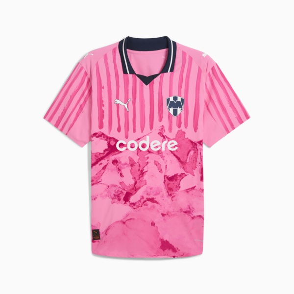 Jersey PUMA x Kidsuper C.F. Monterrey Promo para hombre, Fast Pink-PUMA White, large-MEX