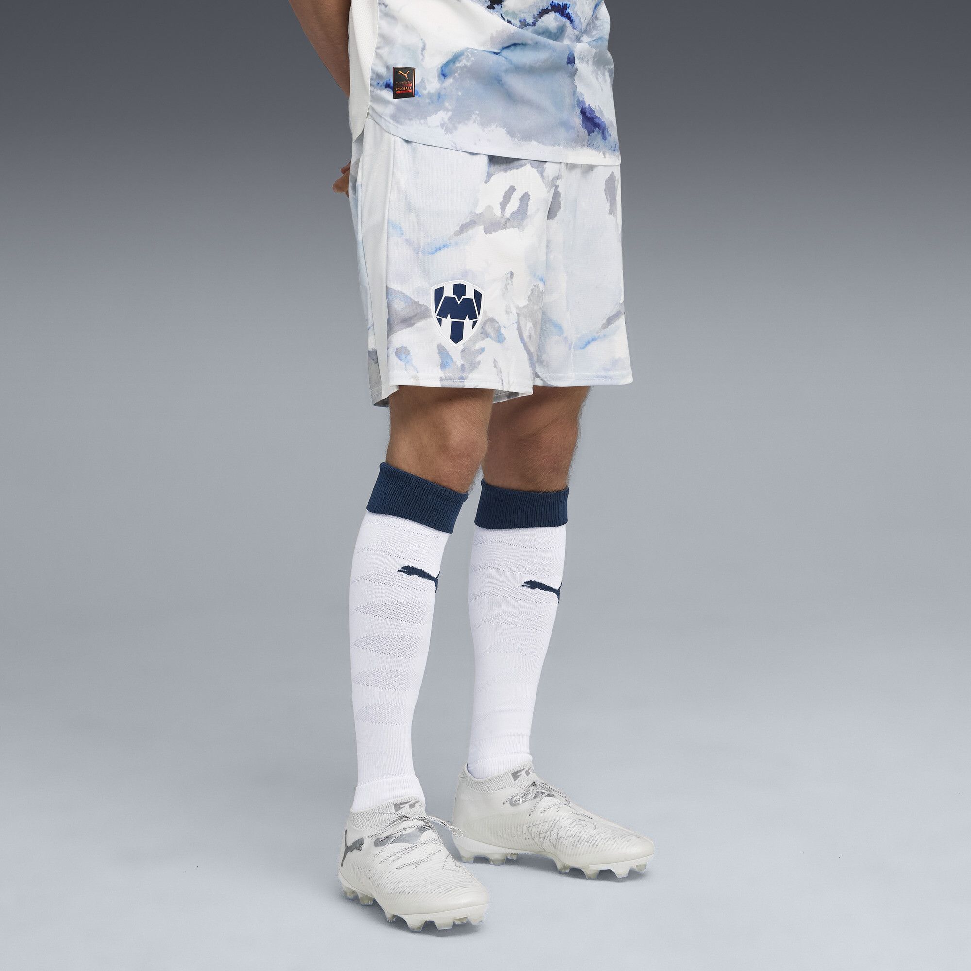 Puma X Kidsuper Mty Replica Performance Mesh Soccer Shorts In White