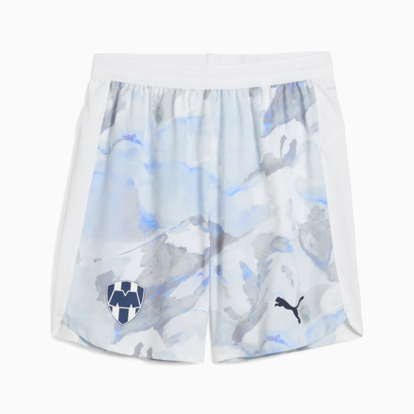 Shorts PUMA x KIDSUPER C.F. Monterrey para hombre, PUMA White-Deep Navy, large-MEX