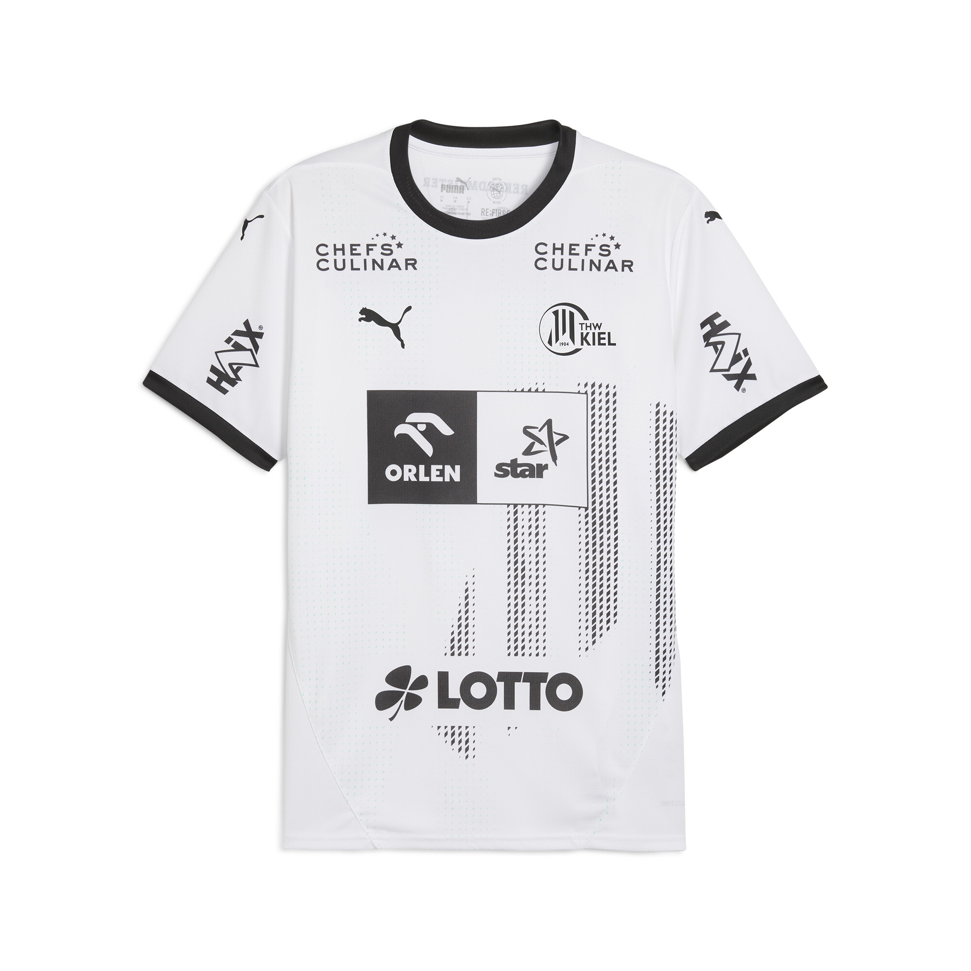 Puma THW Kiel 24/25 Heimtrikot Herren | Mit Print | White/Black | Größe: XL