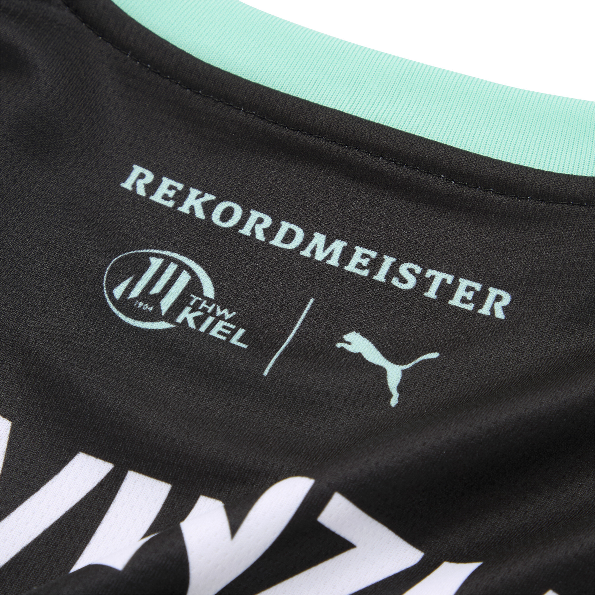 THW Kiel 24/25 uitshirt, Zwart/Wit, Maat 2-3Y | PUMA