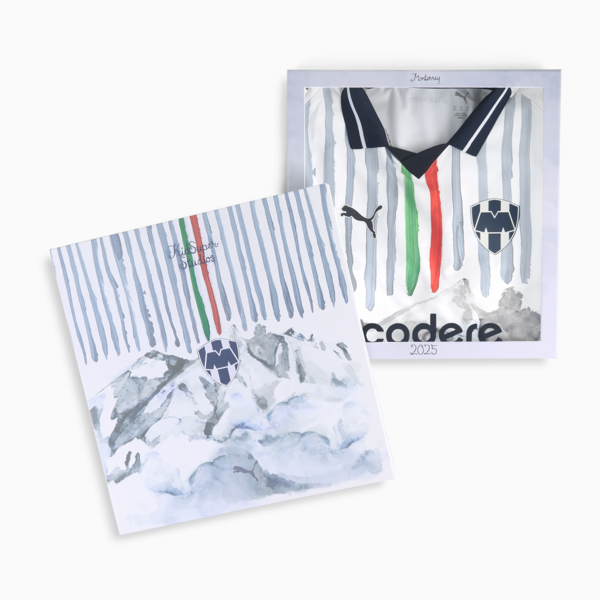 Jersey Authentic Promo KIDSUPER x CF MONTERREY para hombre con caja, PUMA White-Deep Navy, large-MEX