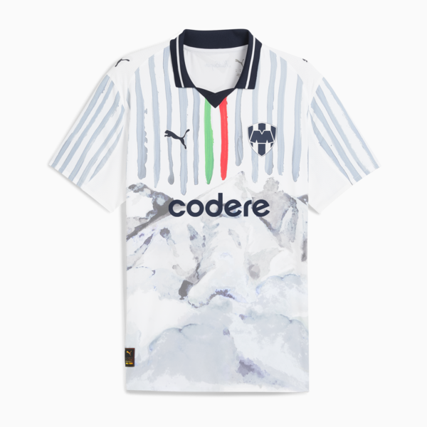 Jersey Authentic Promo KIDSUPER x CF MONTERREY para hombre con caja, PUMA White-Deep Navy, large-MEX