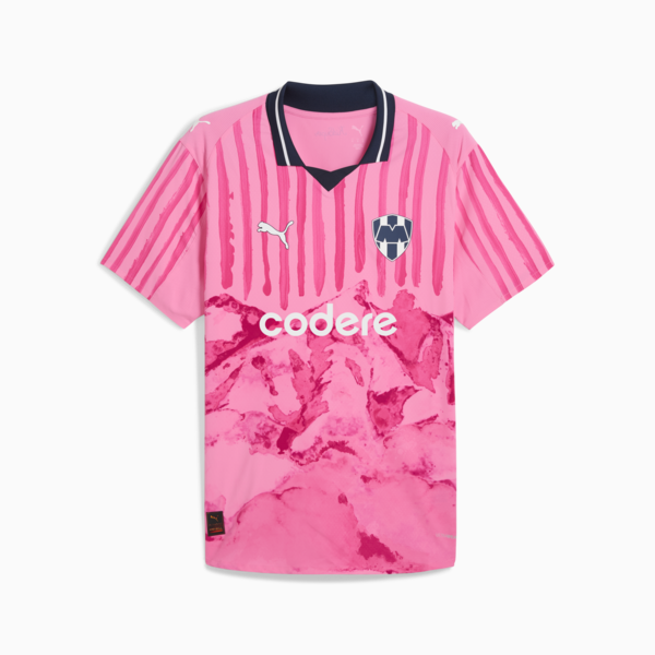 Jersey Authentic Promo KIDSUPER x CF MONTERREY para hombre con caja, Fast Pink-PUMA White, large-MEX