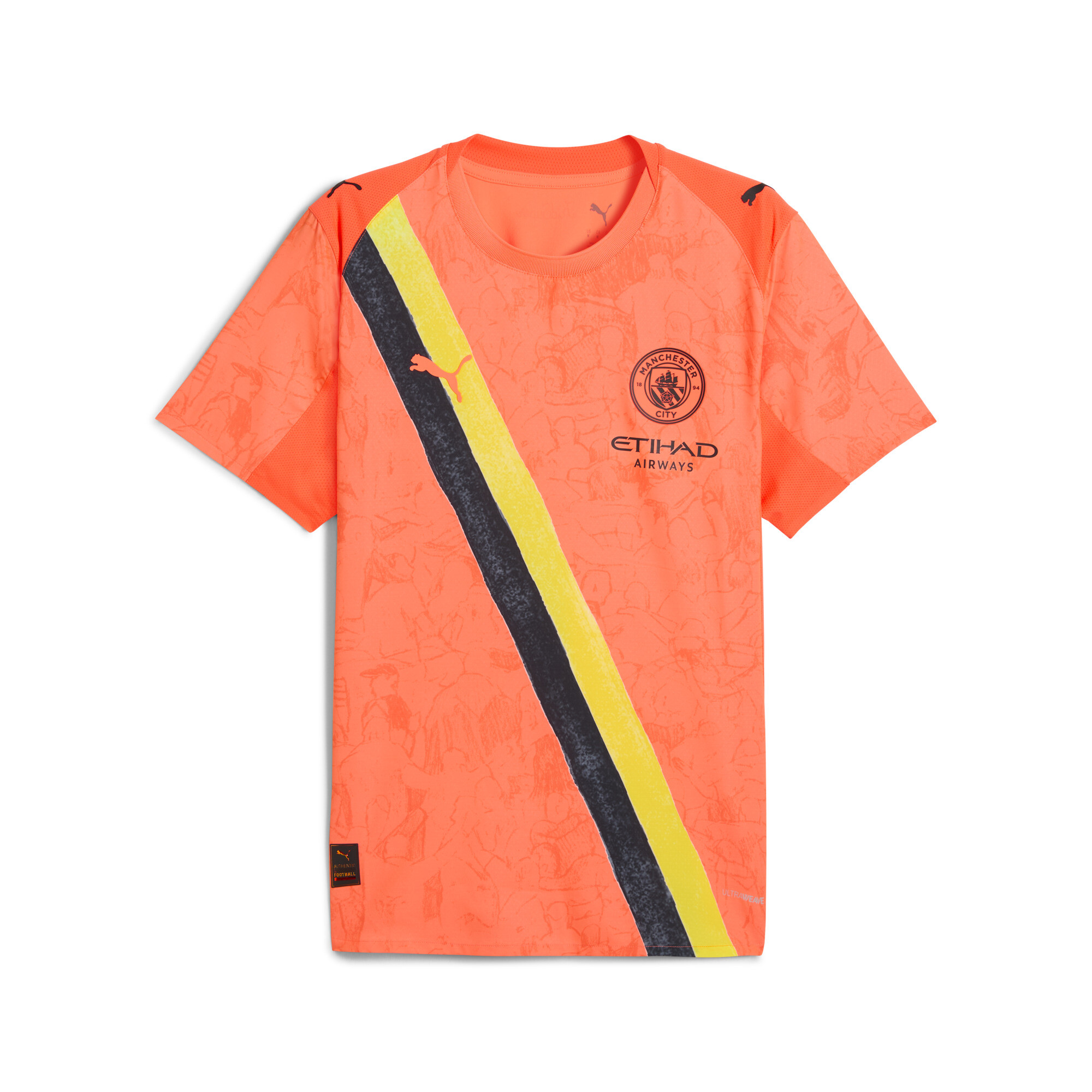 マンチェスターシティ 選手支給品 Pre-Match Shirt Lオレンジ