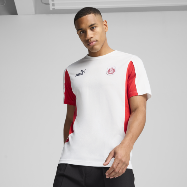 Playera Guadalajara ftblARCHIVE para hombre, PUMA White-PUMA Red, large-MEX