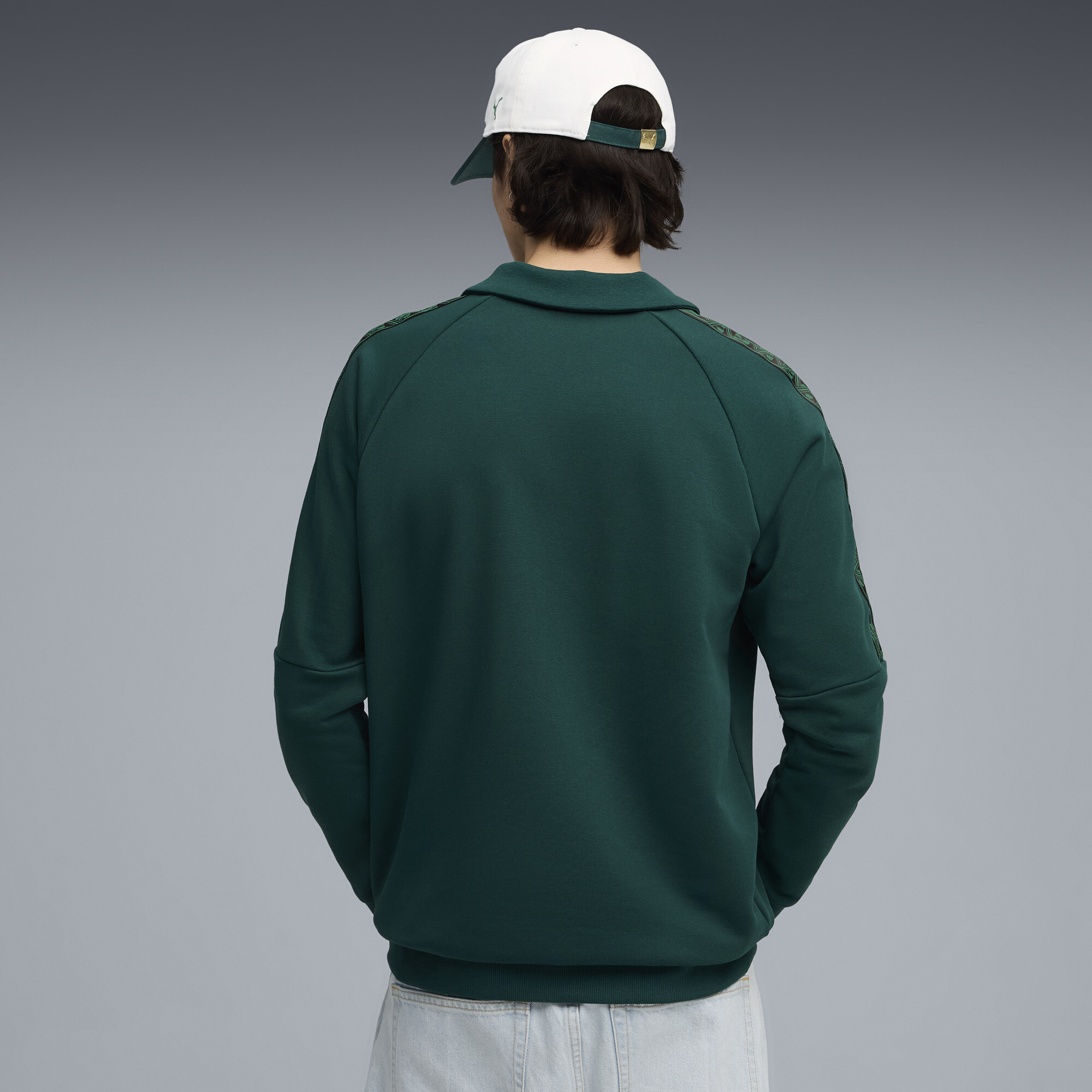 PUMA Borussia MÃ¶nchengladbach KING Drill top voor Heren, Goud, Maat M thumbnail 3