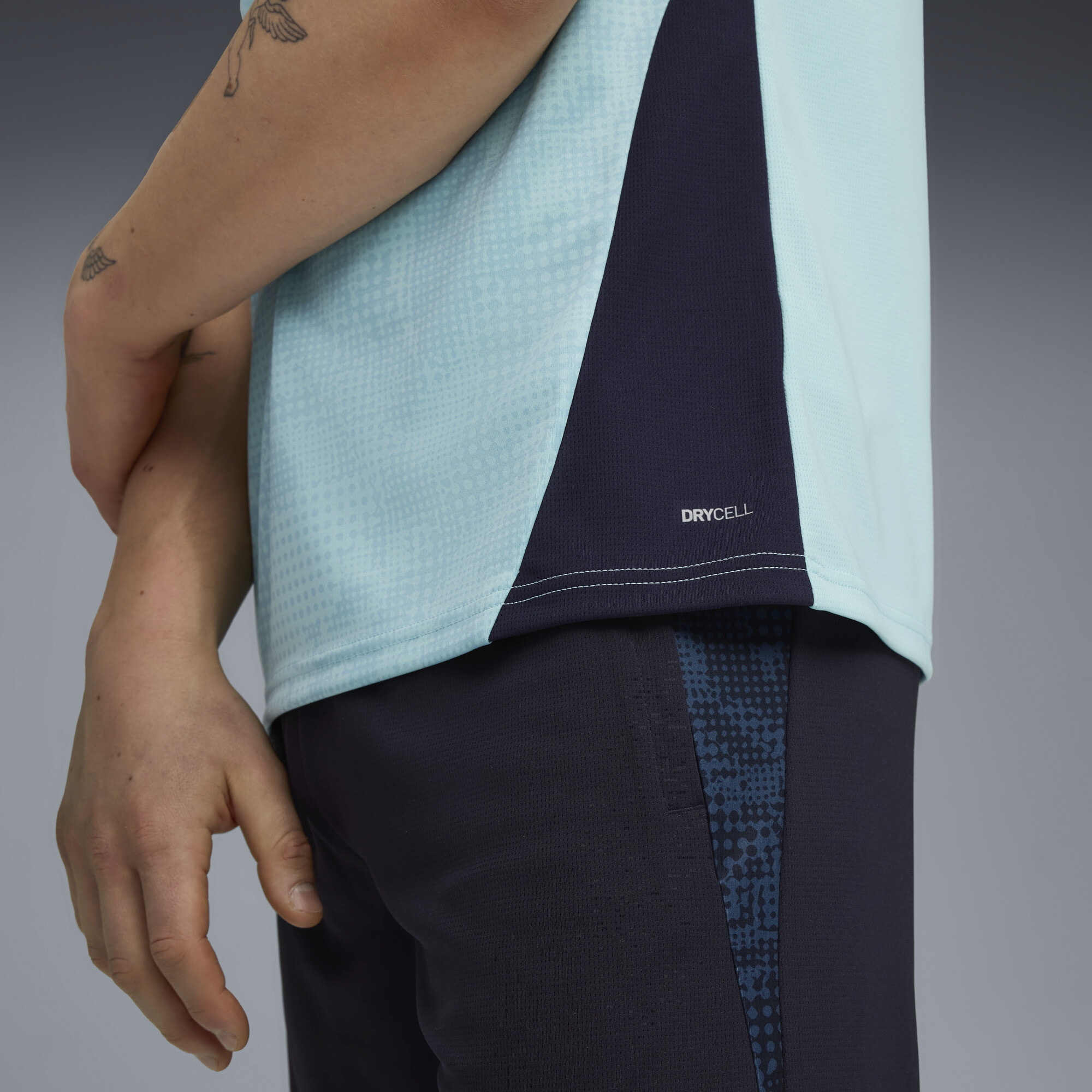 PUMA Olympique de Marseille trainingsshirt voor Heren, Blauw, Maat XS thumbnail 2