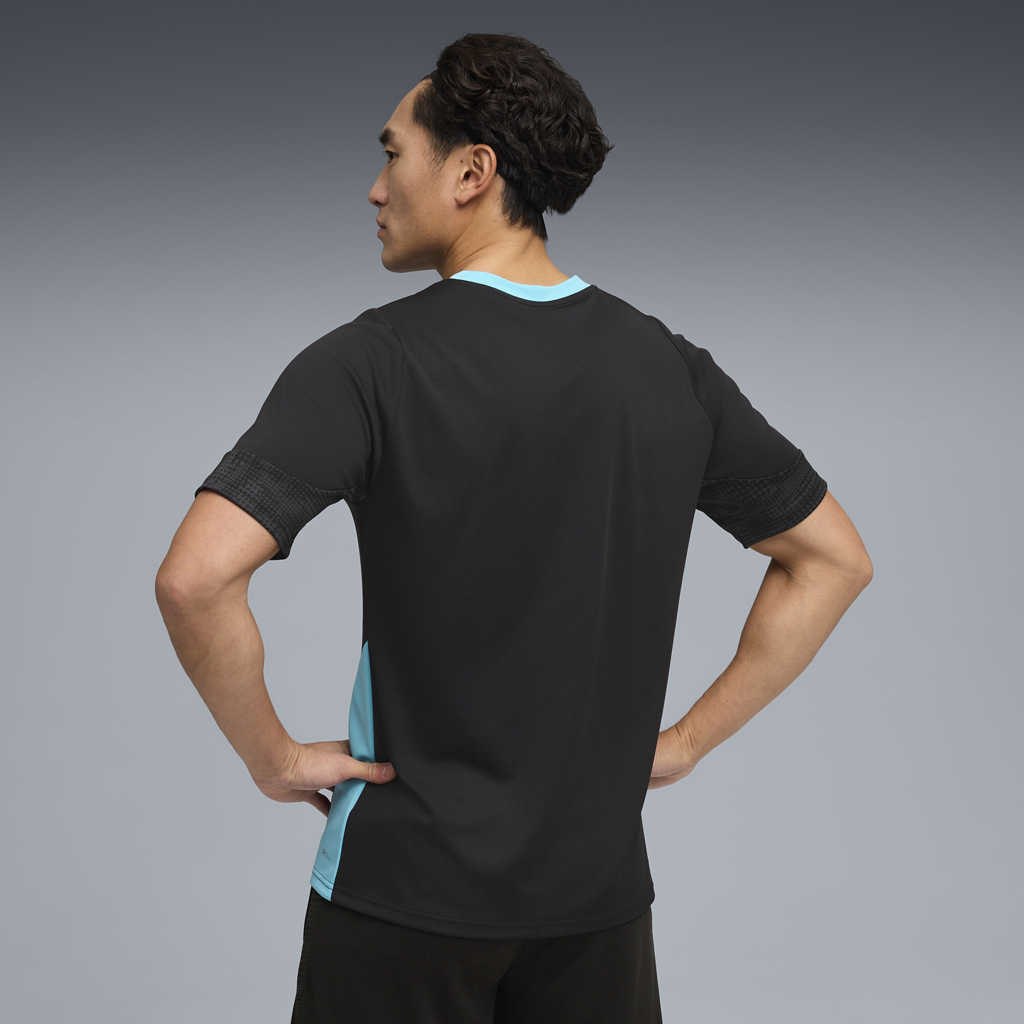 PUMA Olympique de Marseille trainingsshirt voor Heren, Zwart, Maat 3XL thumbnail 3